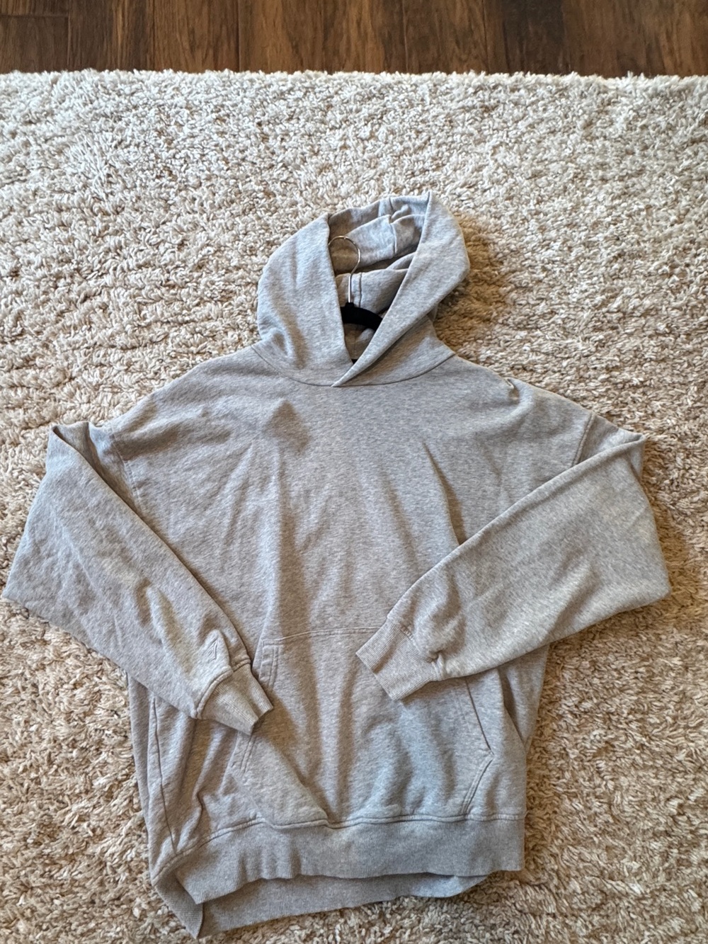 Gymshark Light Gray Men's Pullover Hoodie